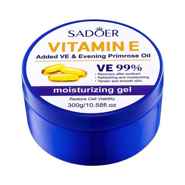 SADOER Intense moisturizing facial gel with evening primrose oil and vitamin E, 300 g